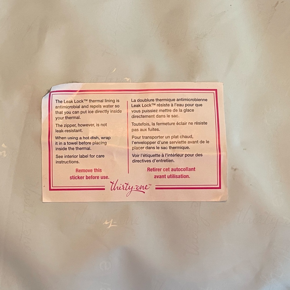 31 THIRTY ONE SIGNATURE COLLECTION 2 insulated bags. - Picture 3 of 9
